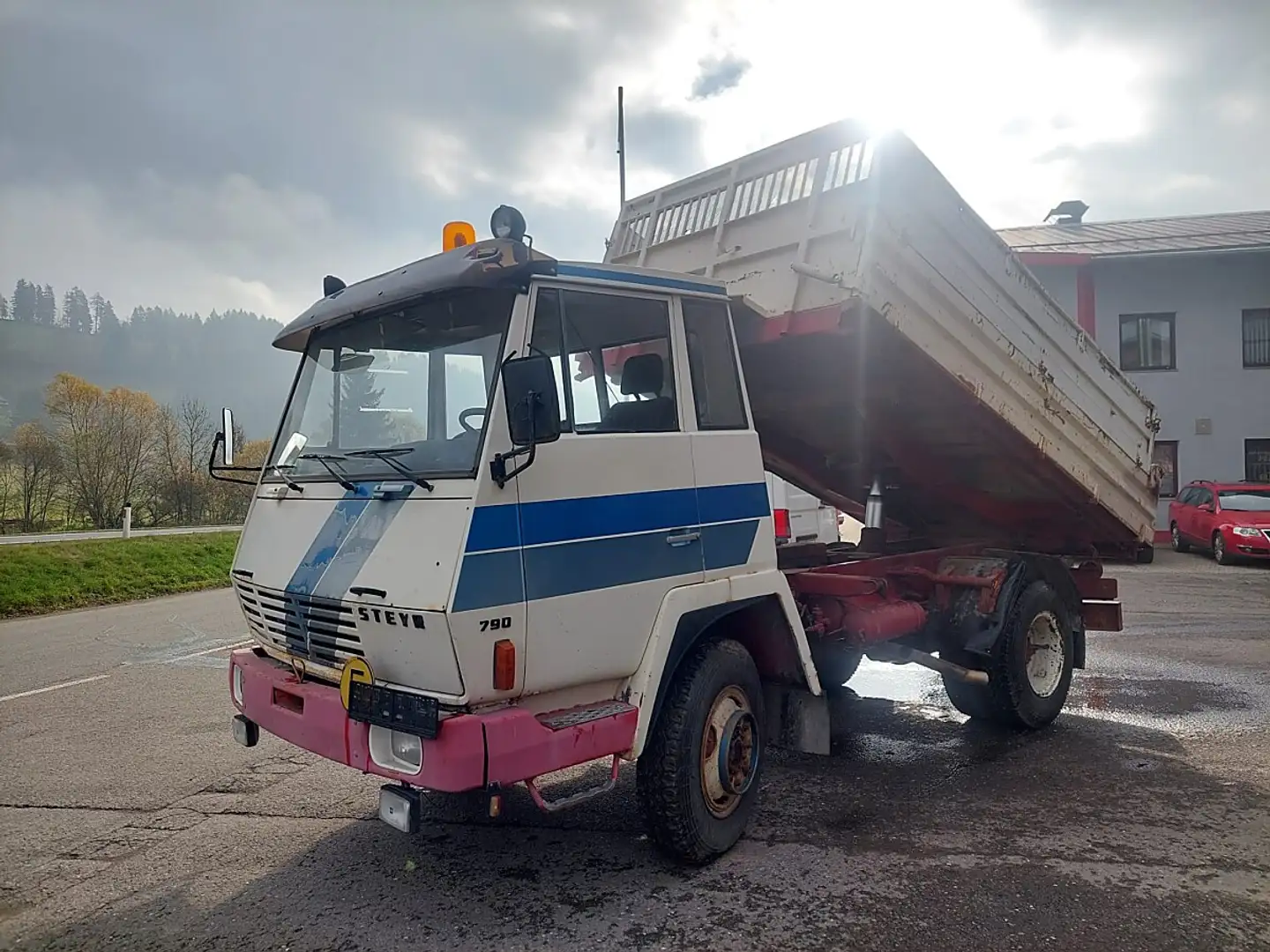 Steyr 790, 4x4, mit Sperre, Kipperaufbau - 2
