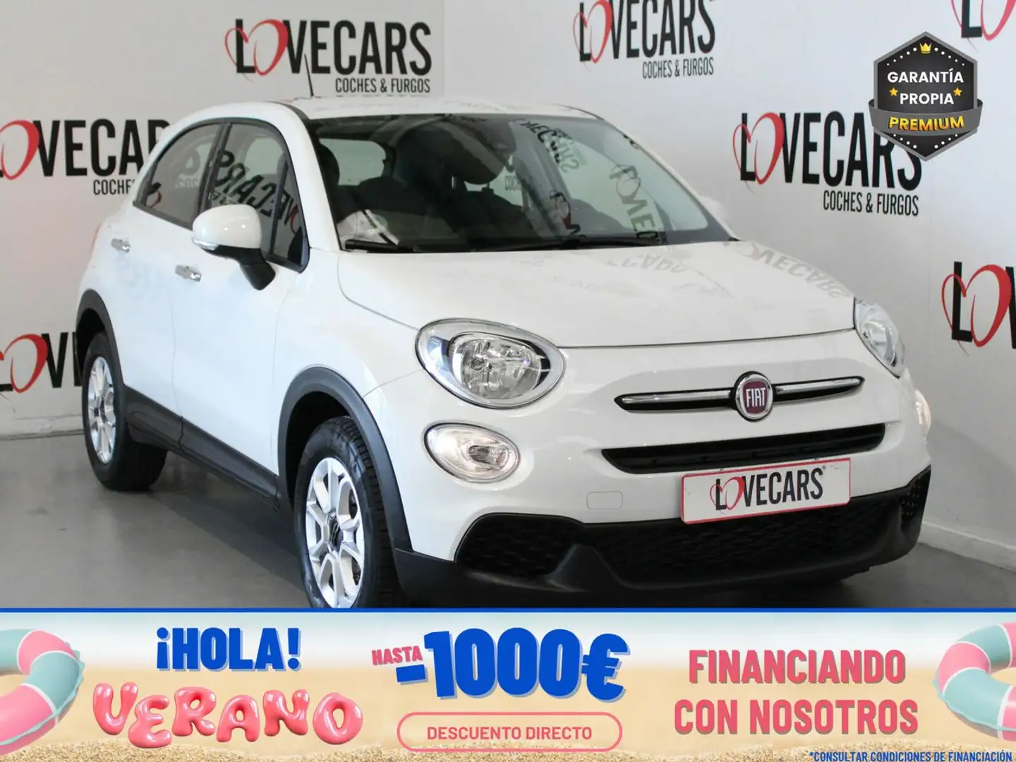Fiat 500X 1.3Mjt S&S Cult 4x2 Wit - 1