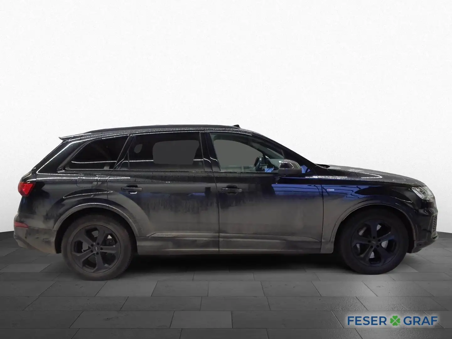 Audi Q7 55 TFSI e 2x S line/Matrix/HuD/AHK/Pano/B&O Schwarz - 2