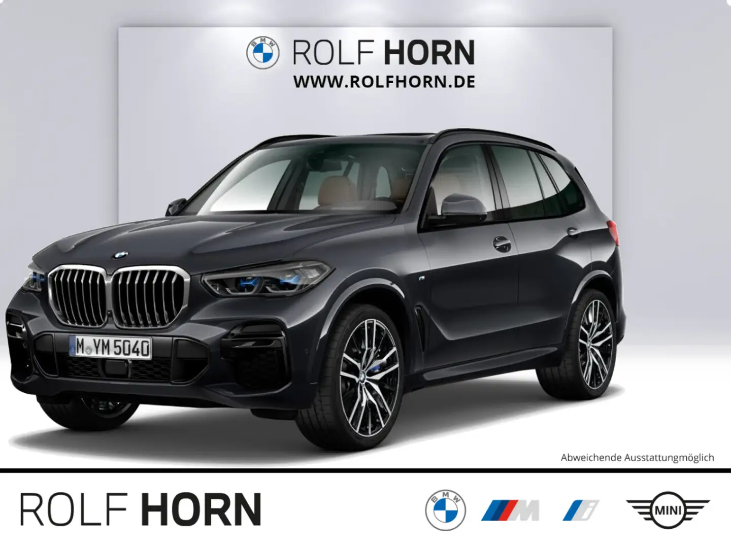 BMW X5 xDrive30d M Sportpaket HUD Pano Laser AHK 22" Grau - 1