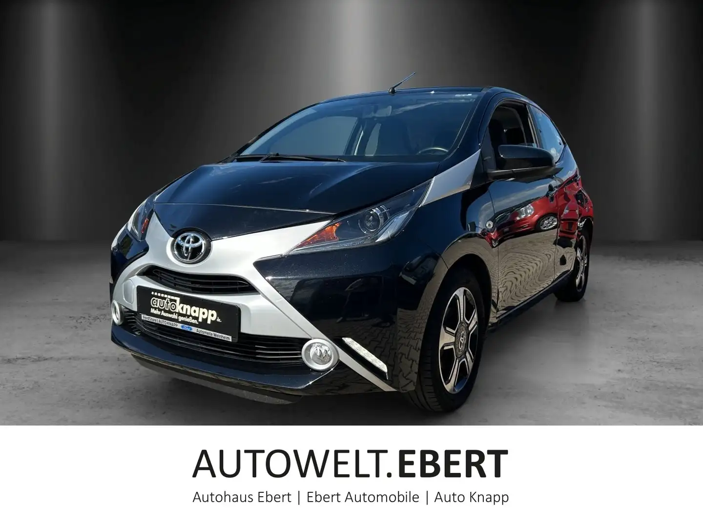 Toyota Aygo 1.0 x-wave Faltdach el. Schwarz - 1
