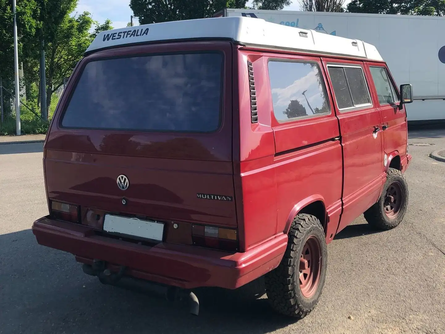 Volkswagen T3 Multivan Piros - 2