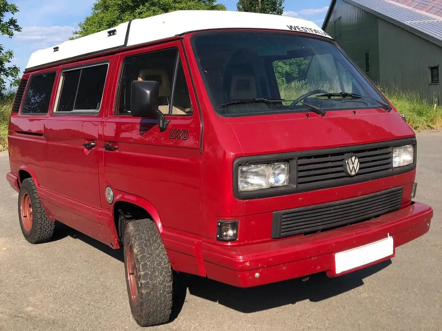 Volkswagen T3 Multivan Piros - 1
