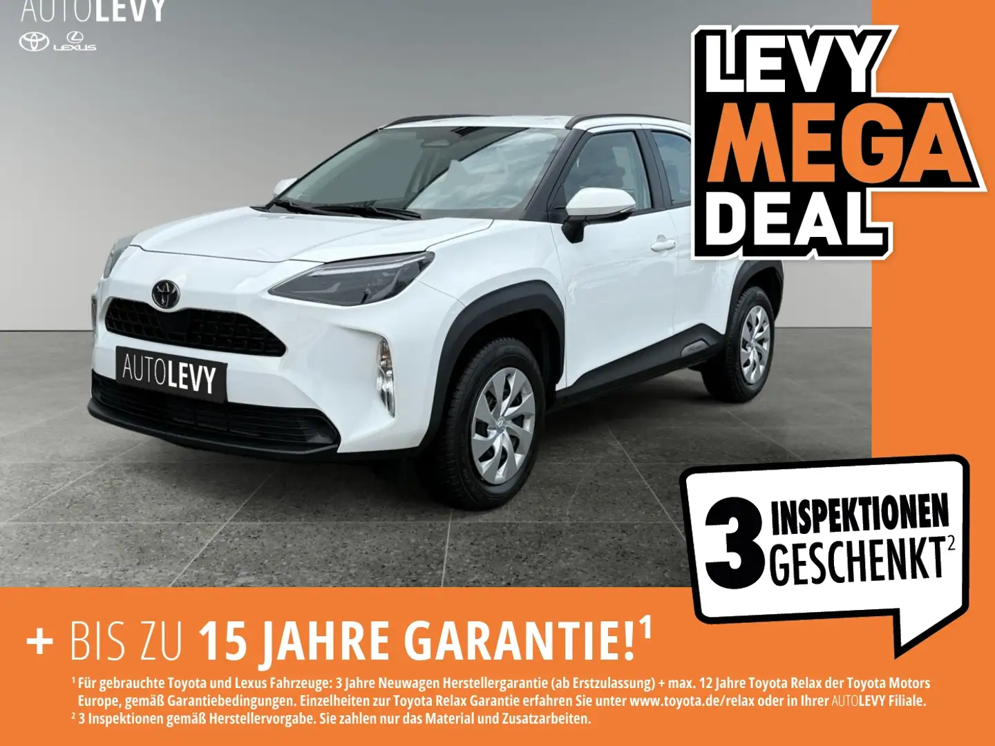 Toyota Yaris Cross 1.5 Business Edition ++SHZ+KlimaA++ Blanc - 1