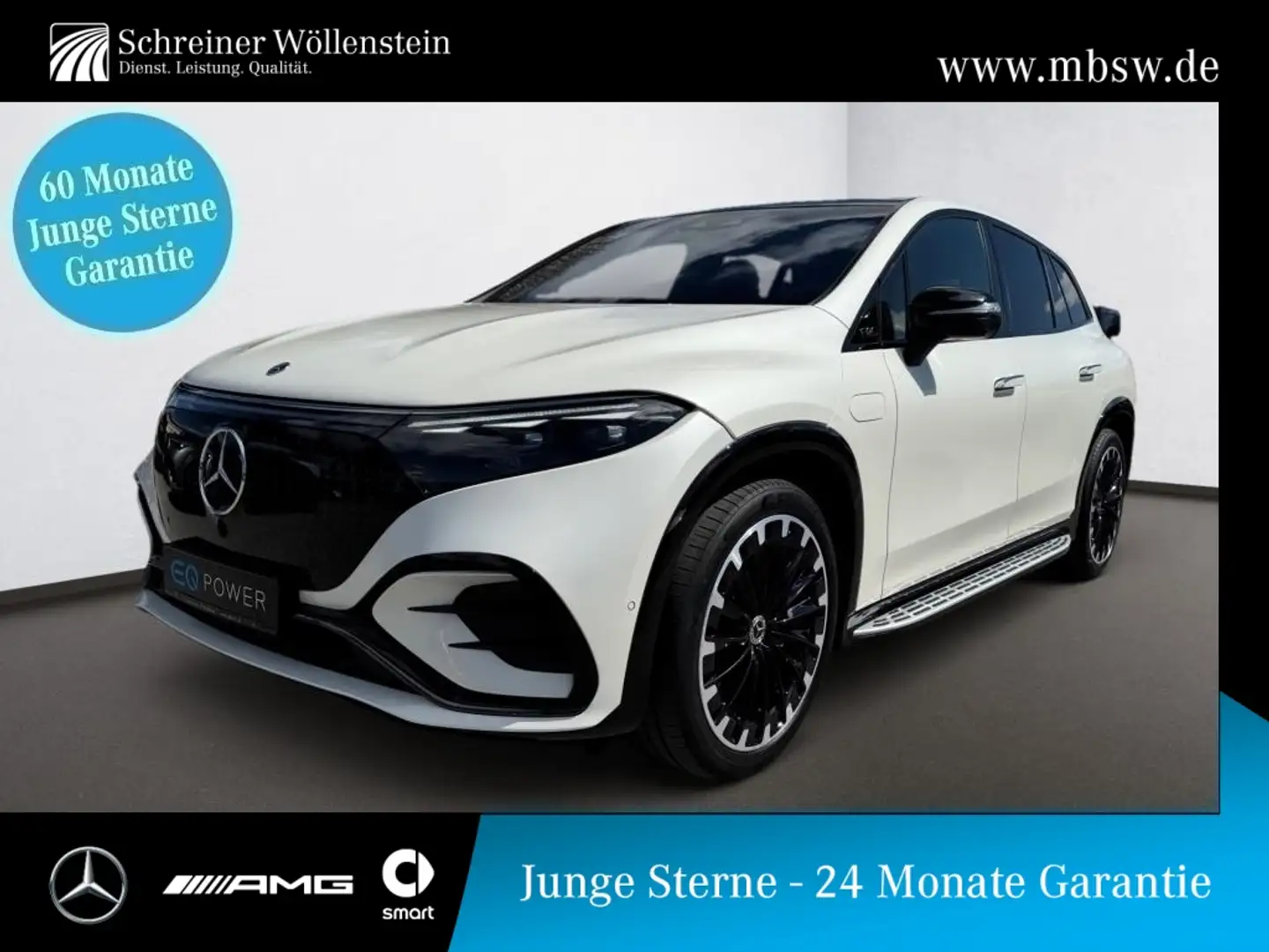 Mercedes-Benz EQS SUV EQS 450 4M SUV AMG-Premium+*22*AIR*AHK*Pano*HUD* Blanco - 1