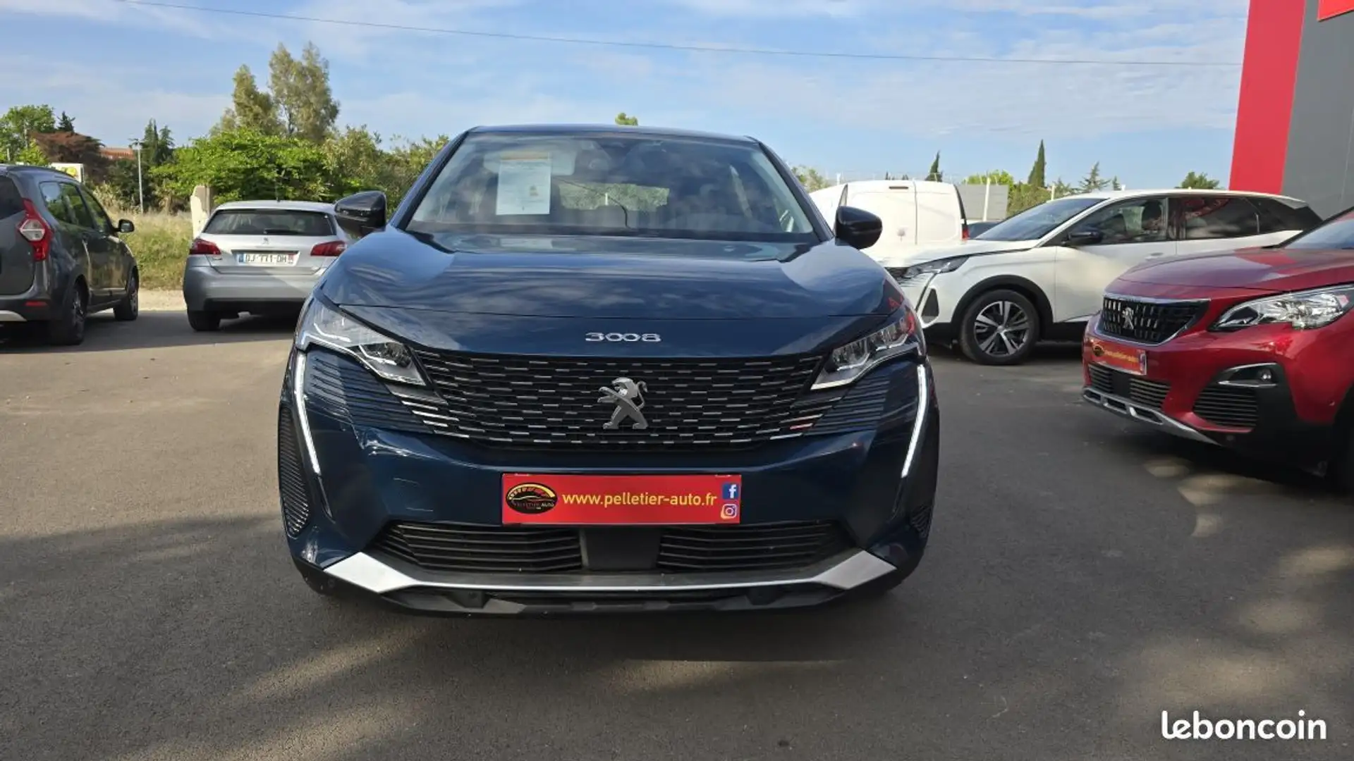 Peugeot 3008 BlueHDi 130ch SetS EAT8 Active Pack Bleu - 2