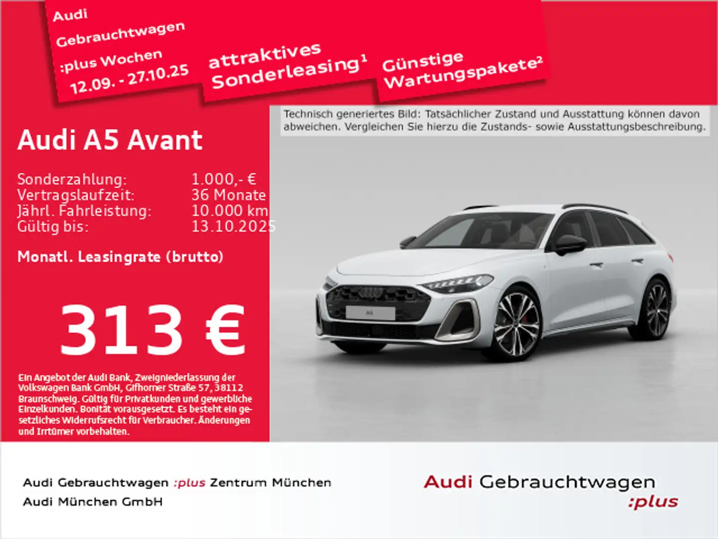 Audi A5 TFSI S tronic S line edition one AHK/AC Weiß - 1