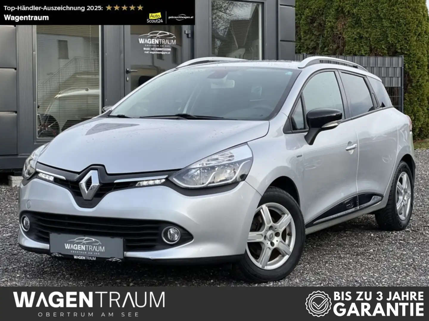 Renault Clio 0,9 Energy Limited - Klimaautomatik - PDC - Navi Silber - 1