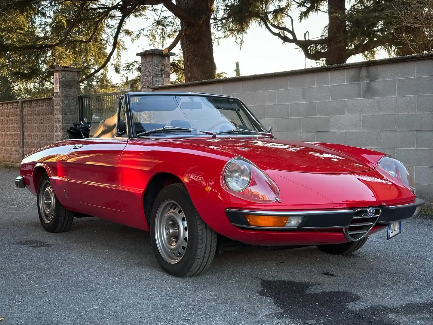 Alfa Romeo Spider 2000 INIEIZIONE RESTAURO COMPLETO Rouge - 2