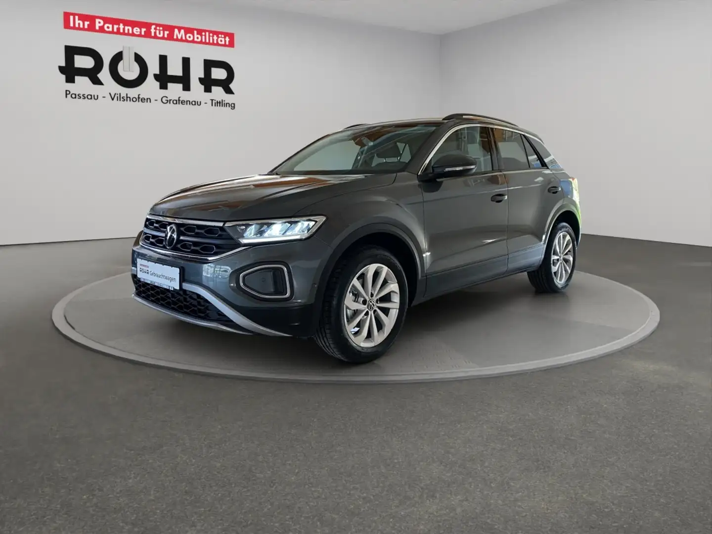 Volkswagen T-Roc Life (Garantie 03/2029.Kamera.ACC.LED.DAB) 1.0 TSI Grau - 2