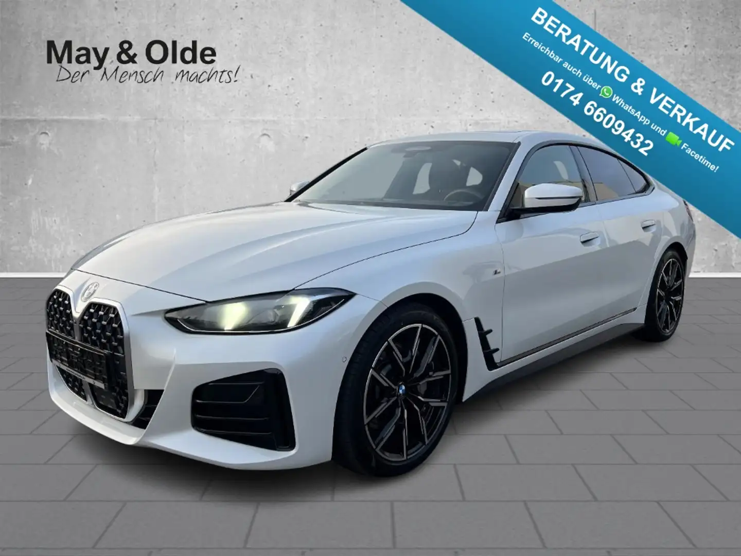 BMW 430 I XDRIVE Sportpaket Navi Digitales Cockpit Soundsy Weiß - 1