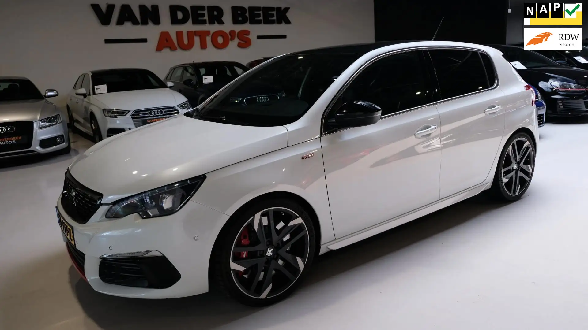 Peugeot 308 1.6 PureTech GTi Carplay | Pano | Facelift Weiß - 1
