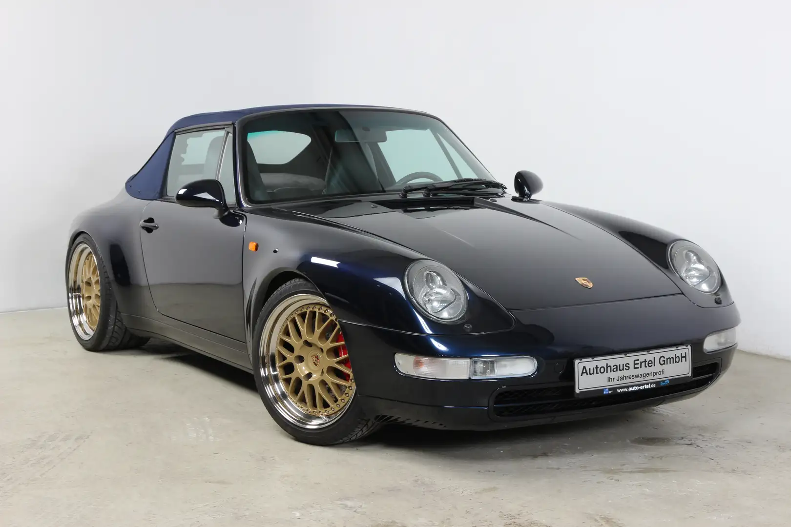 Porsche 993 911 Carrera 2 Cabriolet LOTEC TURBO UNIKAT 450PS Blau - 1