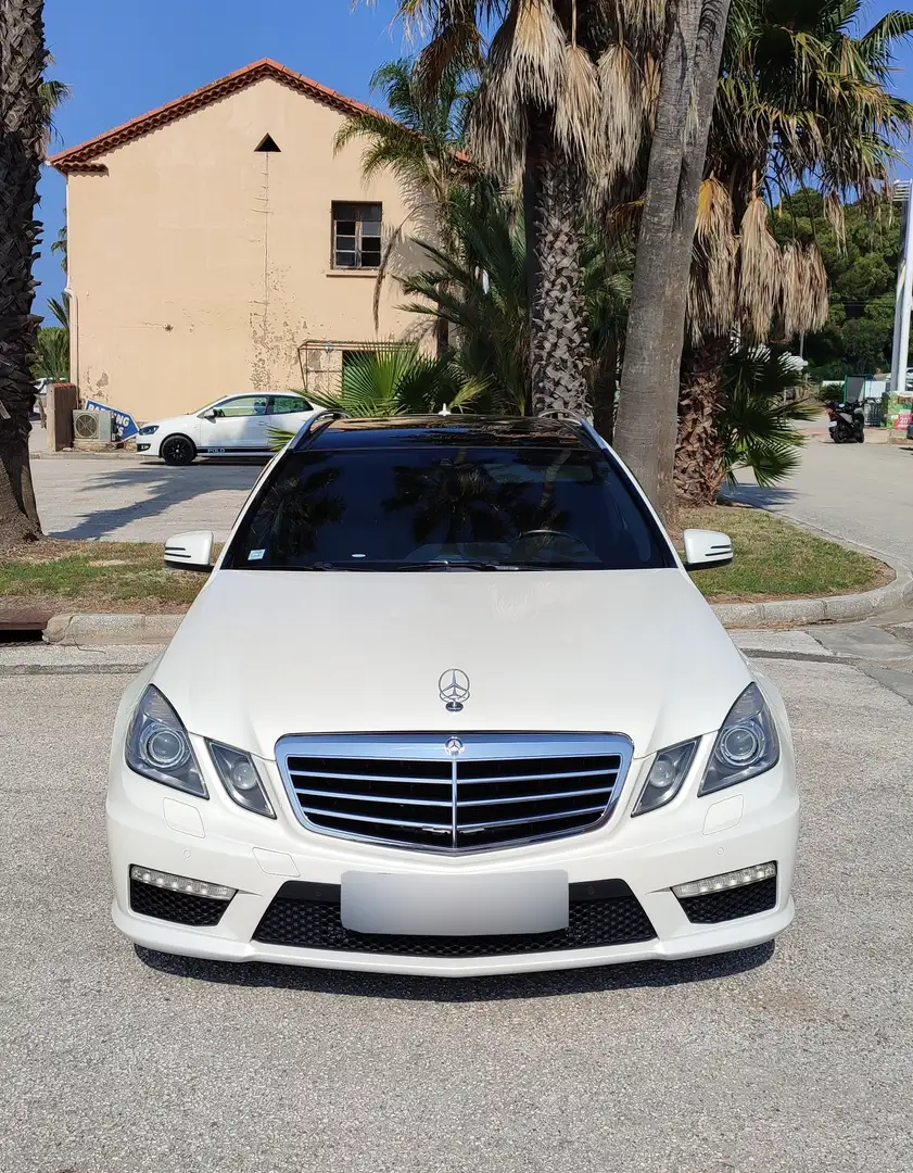Mercedes-Benz E 63 AMG V8 5.5 Biturbo Performance Pack 557 W212 Blanc - 2