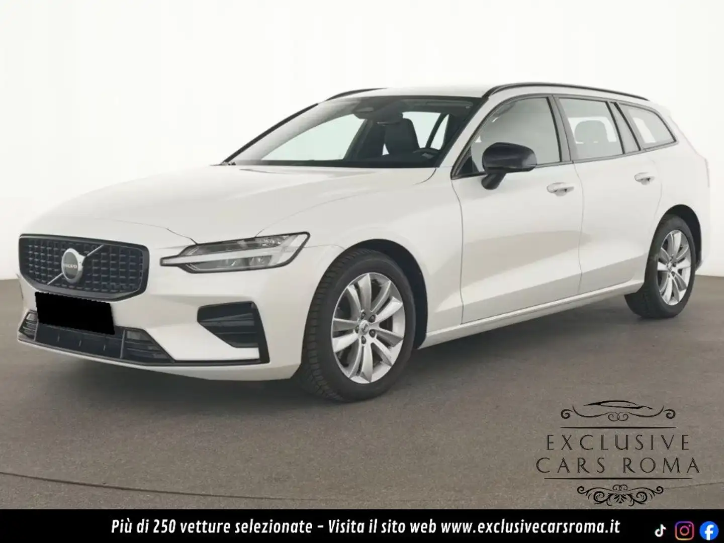 Volvo V60 Plus Dark Blanc - 1