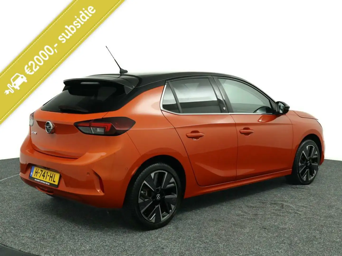 Opel Corsa-e Elegance 50 kWh | 16.888,- Na aftrek subsidie | VO narančasta - 2