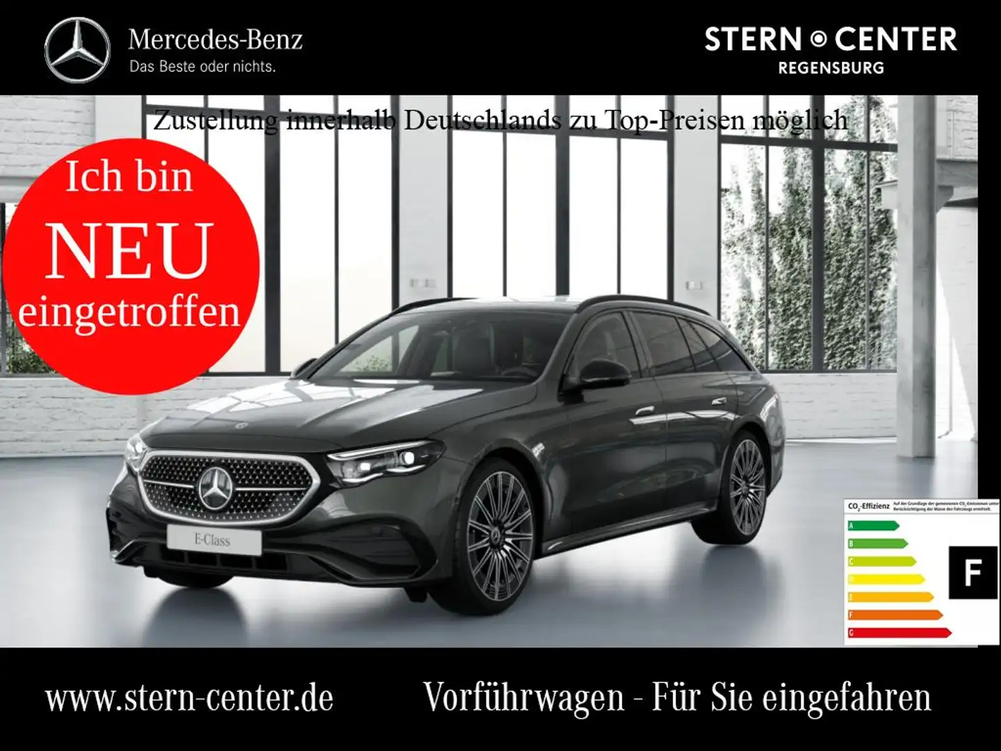Mercedes-Benz E 450 d 4MATIC T-Modell AMG SHD MBUX Perf-AGA Grau - 1
