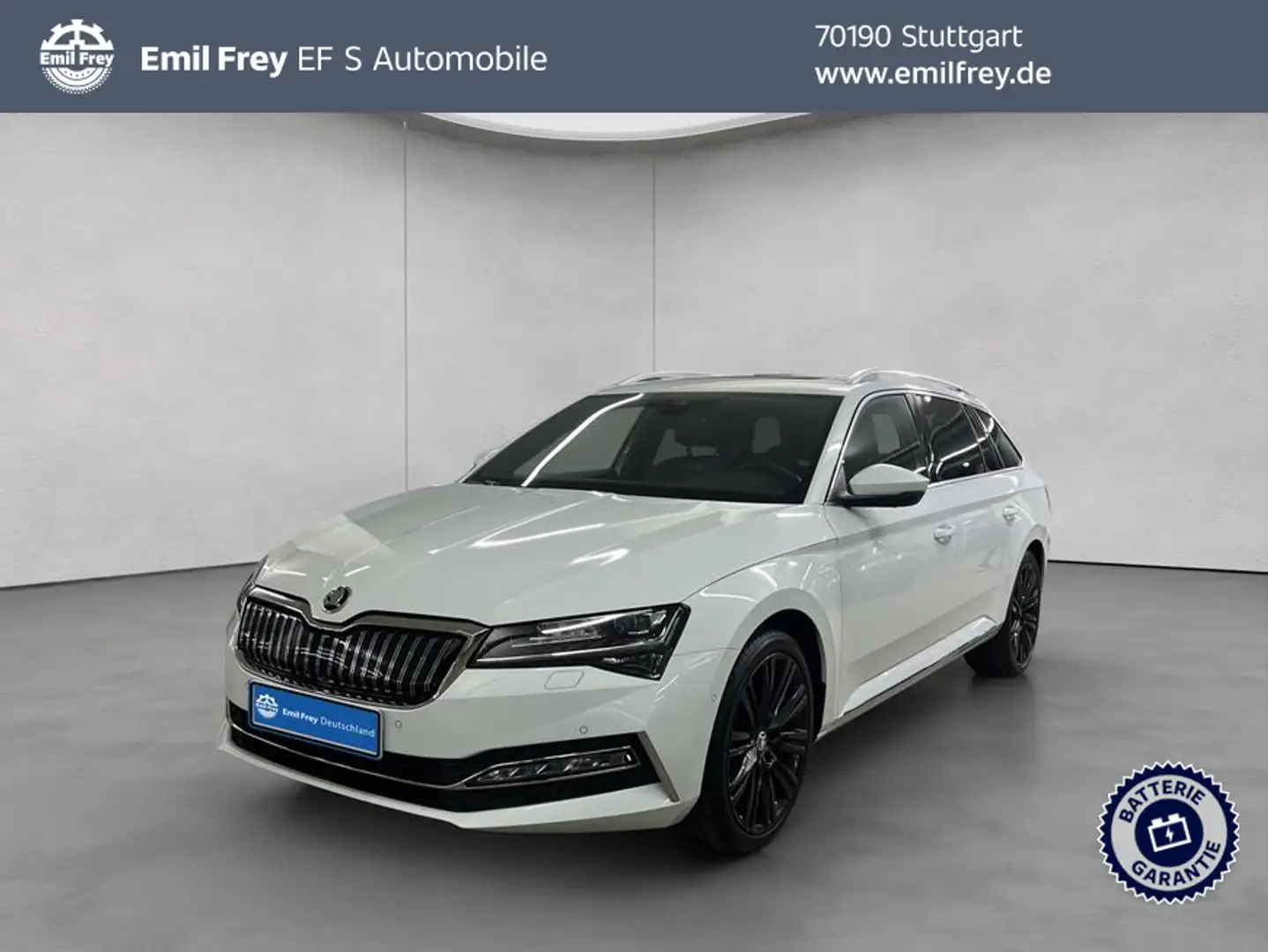Skoda Superb Combi 1.4 TSI iV DSG L&K Weiß - 1