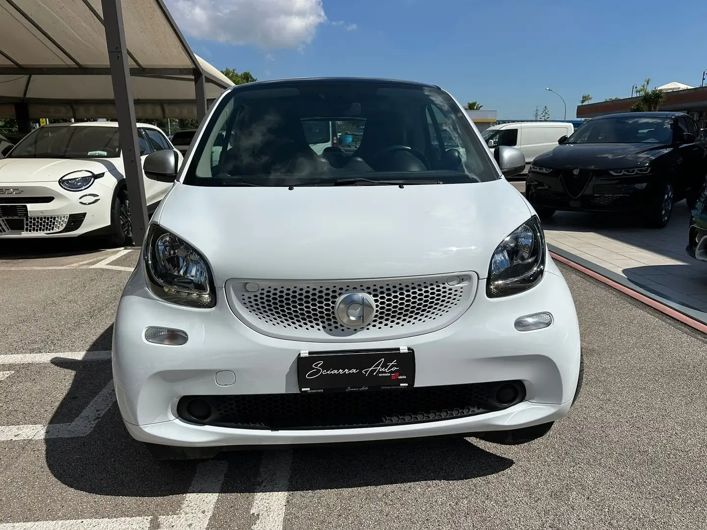 smart forTwo Fortwo III 2015 1.0 Passion 71cv twinamic Blanc - 1