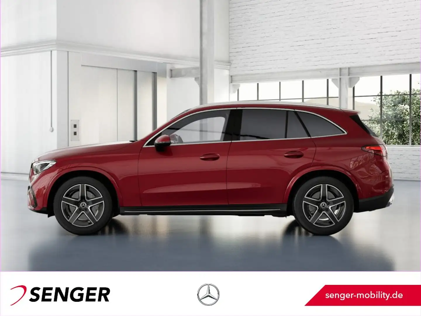 Mercedes-Benz GLC 200 4M AMG Airmatic Panorama Kamera Ambiente Rot - 2