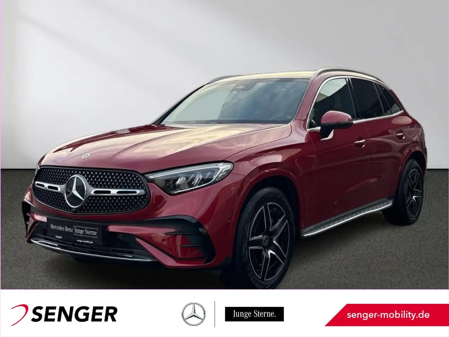 Mercedes-Benz GLC 200 4M AMG Airmatic Panorama Kamera Ambiente Rojo - 1