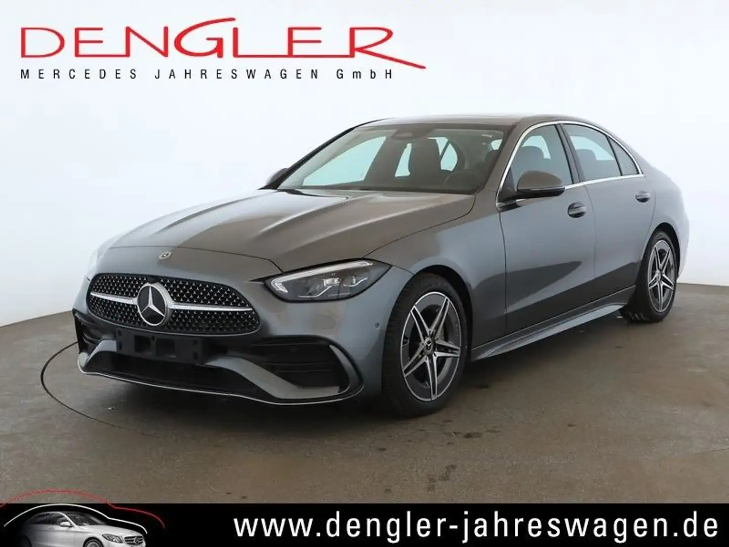 Mercedes-Benz C 200 SCHIEBEDACH*ASSISTENZ*ADV INFO AMG Line Grijs - 1