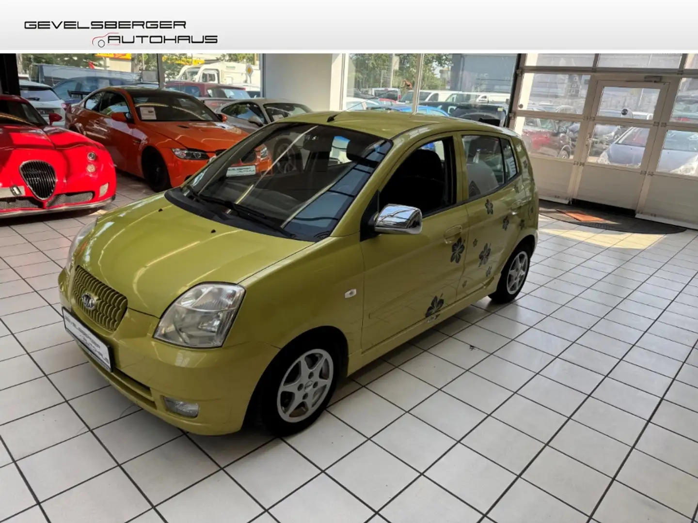 Kia Picanto 1.1 EX *Klima*Standheizung* Tüv Neu*wenig Kilomete Gelb - 1