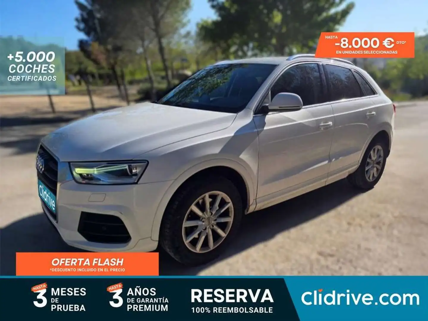 Audi Q3 2.0TDI quattro S tronic 110kW Blanco - 1