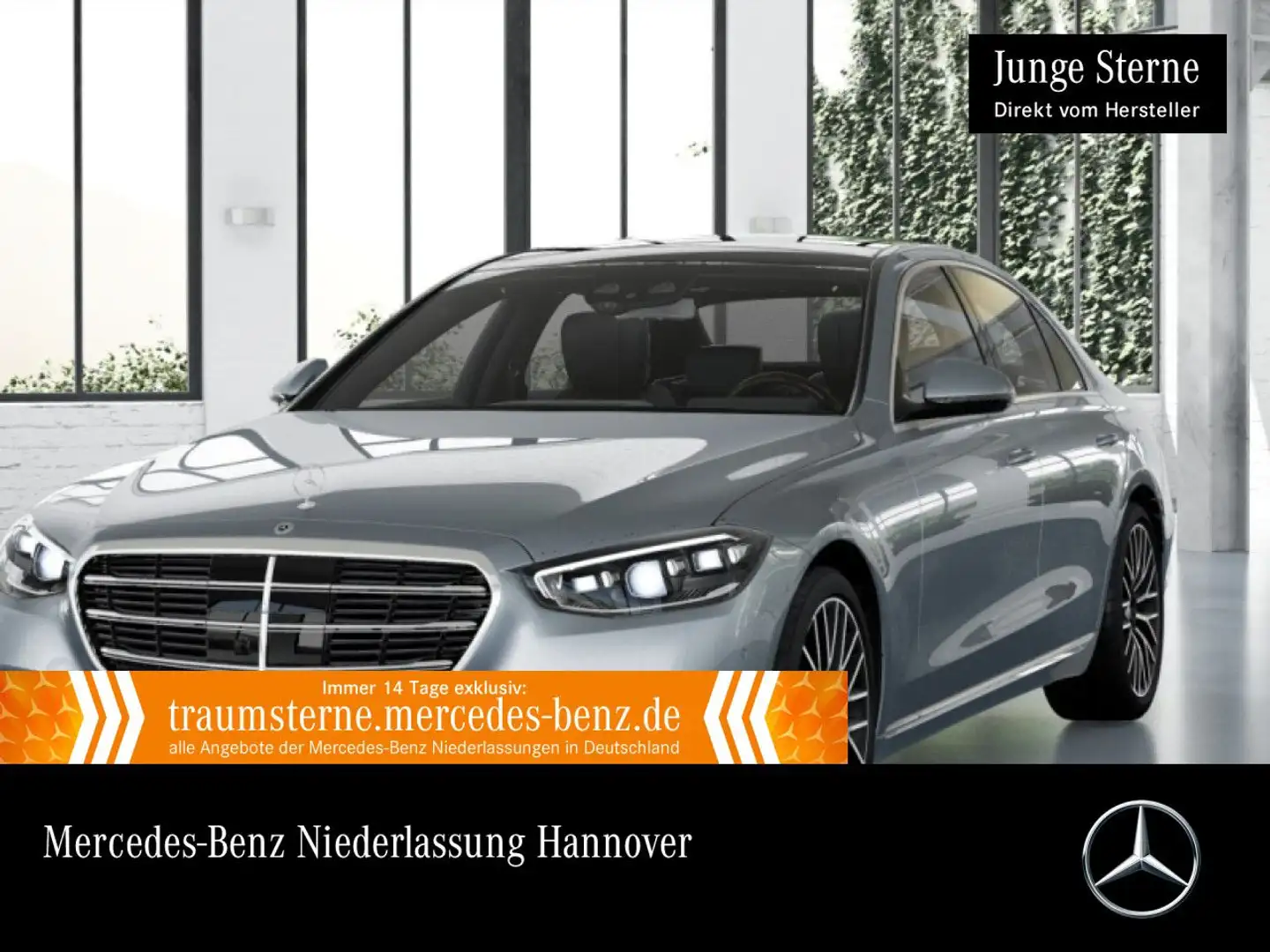 Mercedes-Benz S 600 S 580 4M PANO+360+MULTIBEAM+BURMESTER3D+FAHRASS Argent - 1