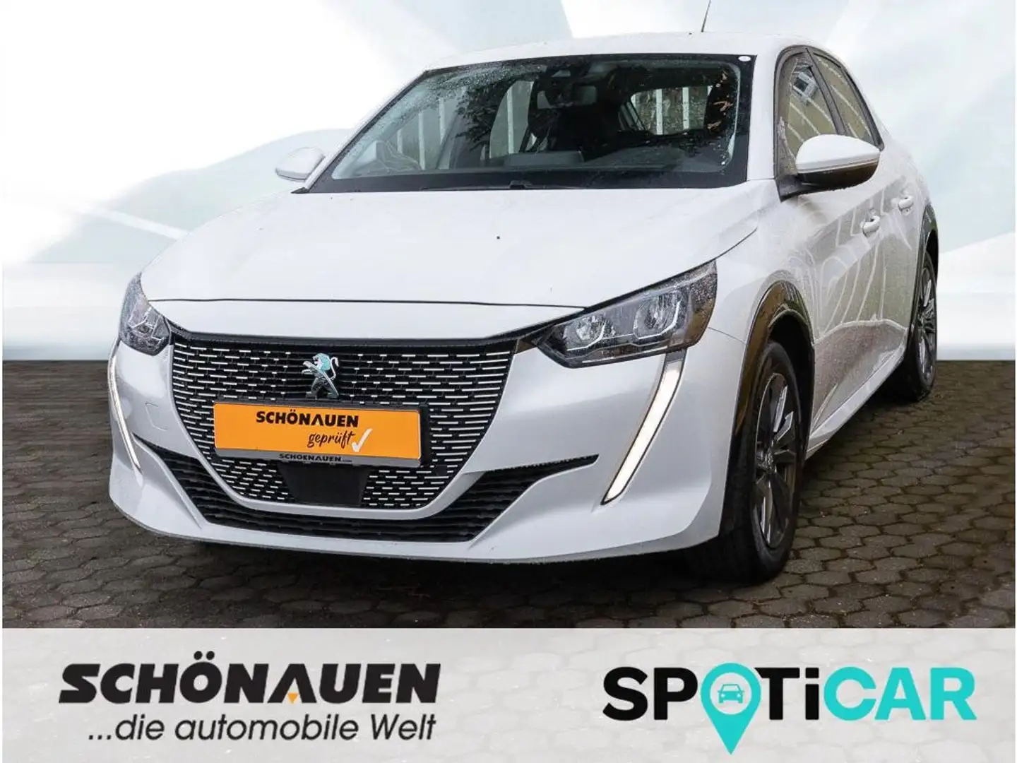 Peugeot 208 ELEKTRO 136+SHZ+OBC11KW+KLIMAAUTOMATIK+ Weiß - 1