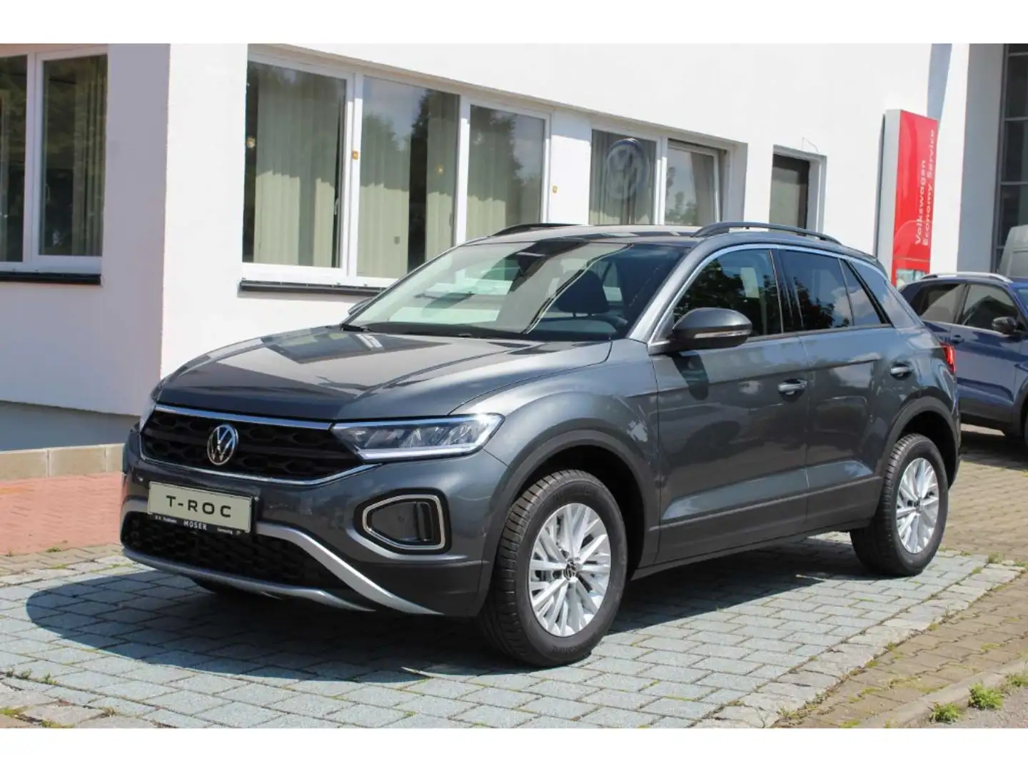 Volkswagen T-Roc Life 2.0TDI  Navi*APP*LED*ACC*IQ+BlindSpot!!! Grau - 2
