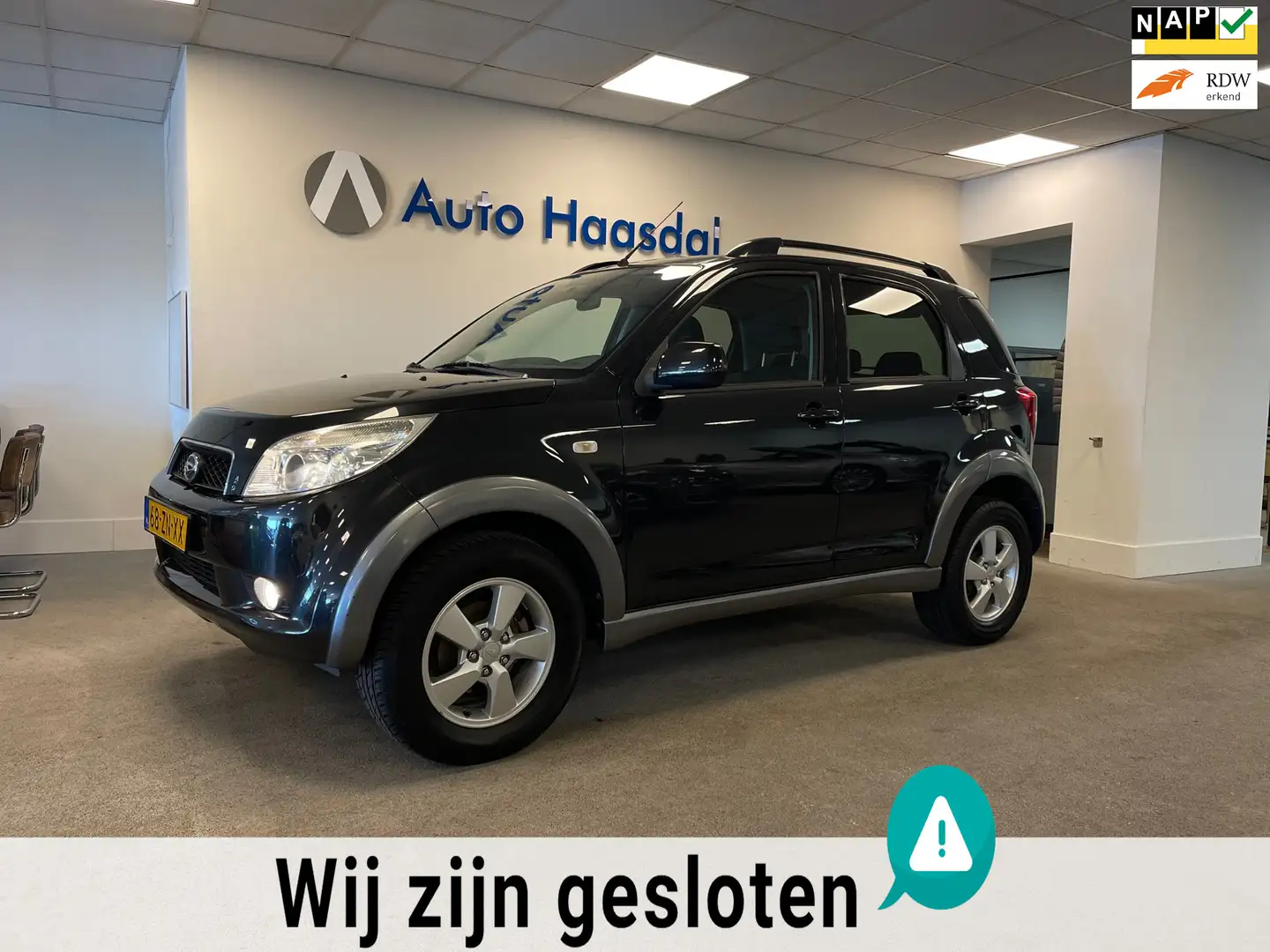 Daihatsu Terios 1.5-16v Exclusive|4X4|AWD|AIRCO|TREKHAAK! Zwart - 1