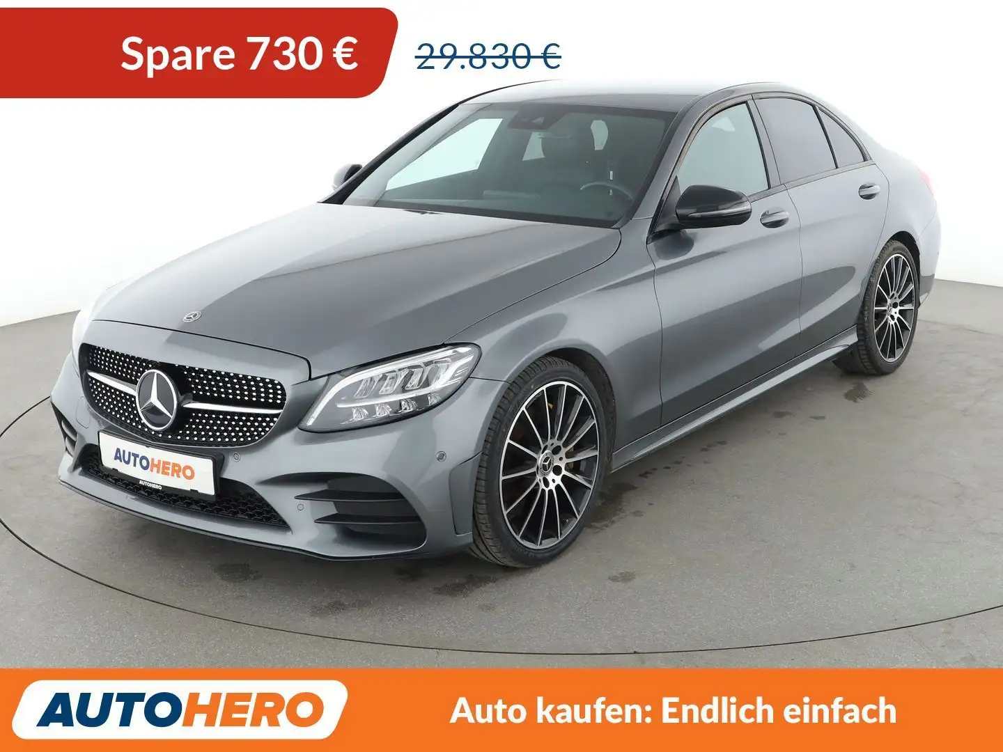 Mercedes-Benz C 300 AMG Line Aut.*LED*NAVI*TEMPO*CAM*PDC*SHZ*KLIMA* Gris - 1