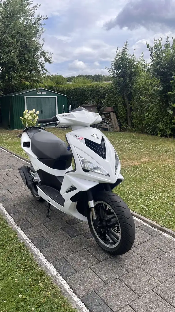 Peugeot Speedfight 3 AC 50ccm ICEBLADE Blanc - 2
