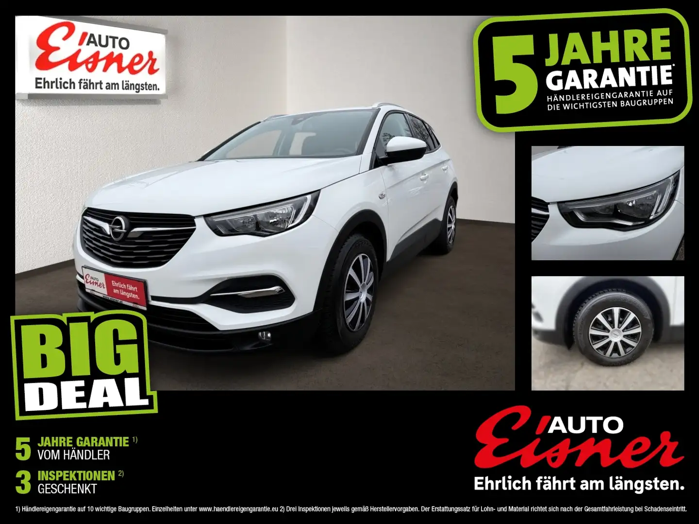 Opel Grandland X 1.6 CDTI BlueInjection Edition Aut. Start/Stopp Bianco - 1