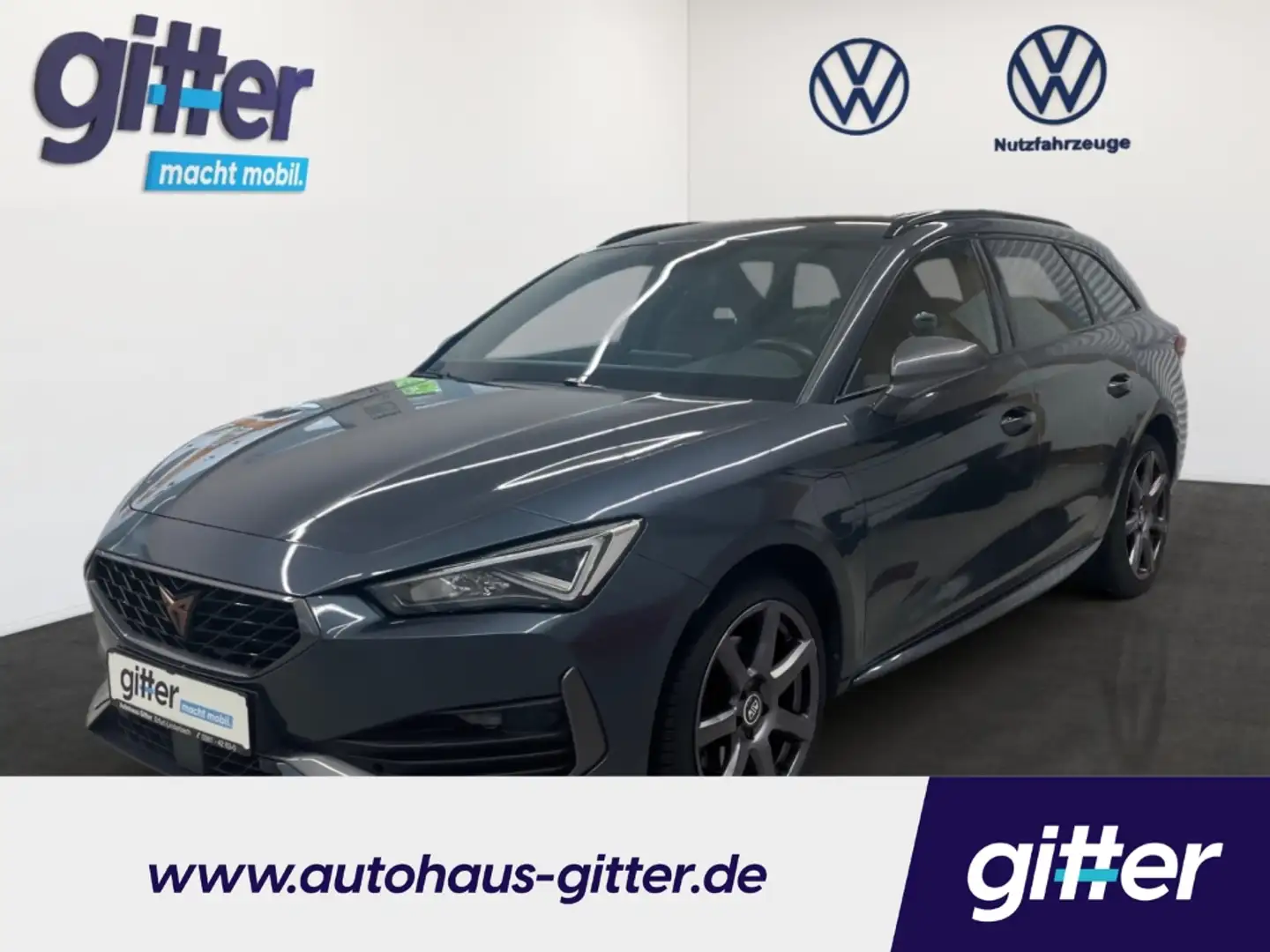 CUPRA Leon 1.4 Sportstourer LED SHZ CARPLAY VISION PLUS AD AH Gris - 1