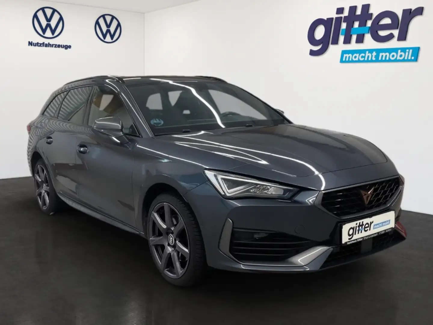 CUPRA Leon 1.4 Sportstourer LED SHZ CARPLAY VISION PLUS AD AH Gris - 2