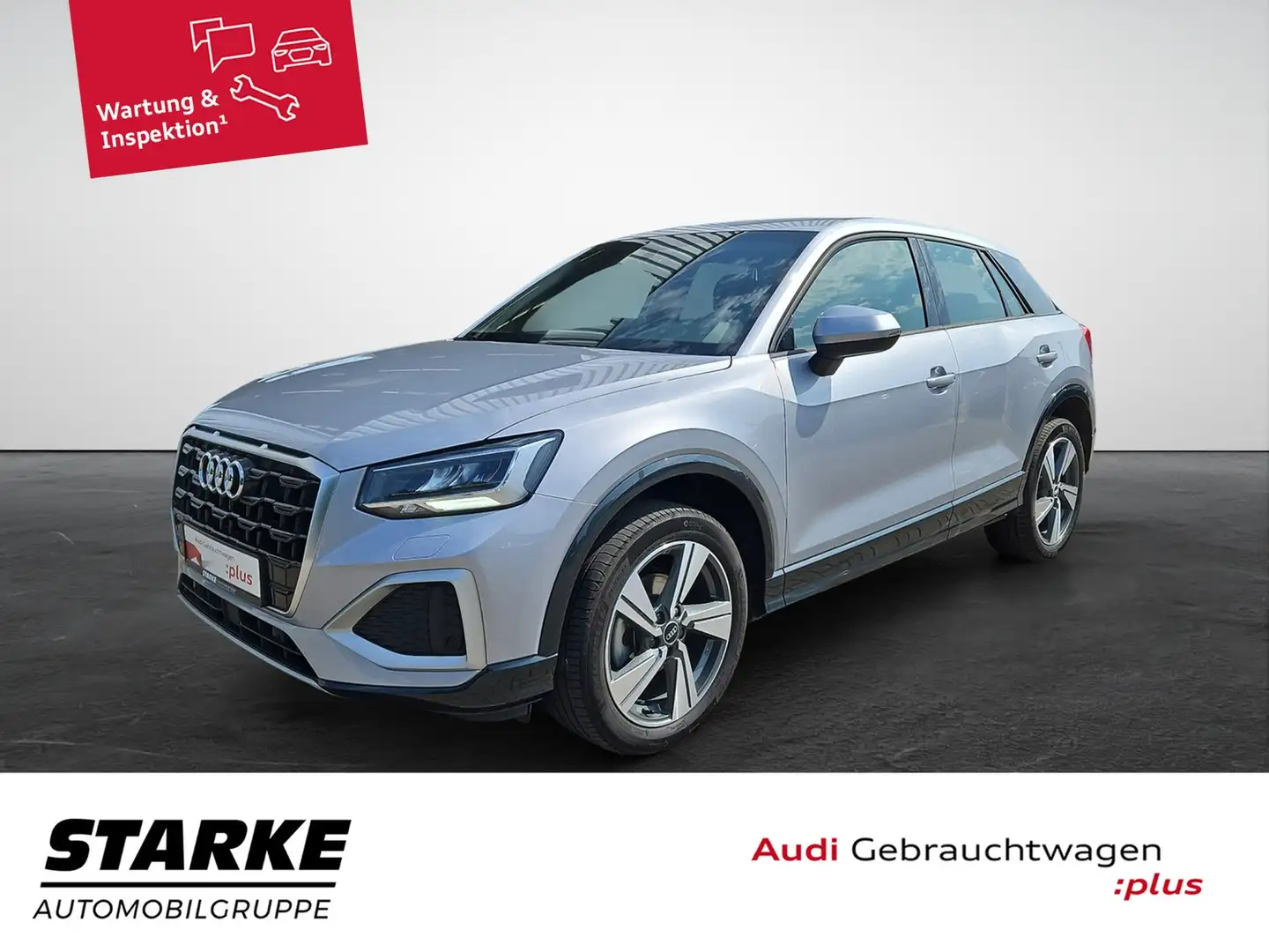 Audi Q2 35 TFSI S tronic Advanced NaviPlus LED 18-Zoll ... Silber - 2