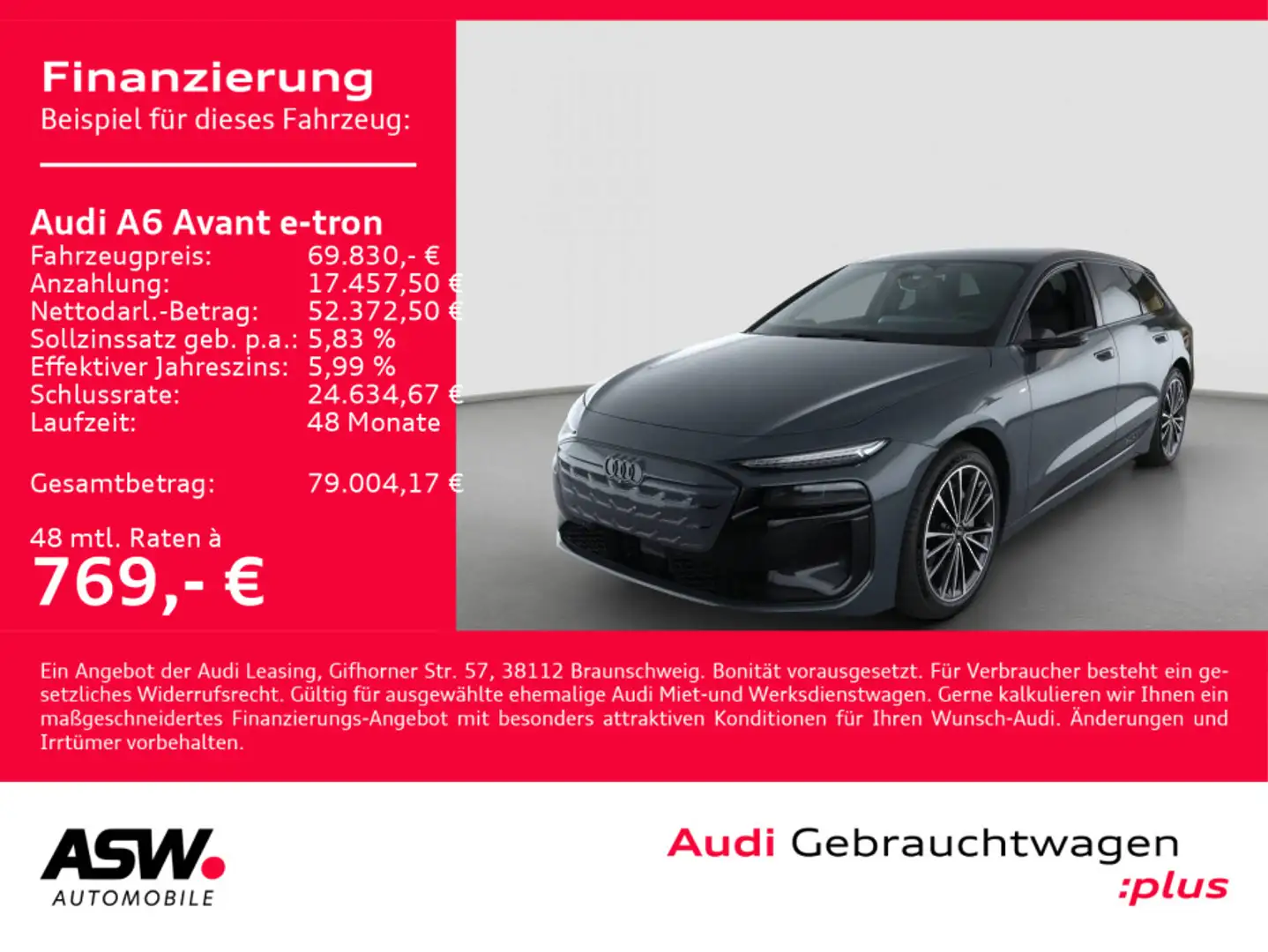 Audi performance S line 360° RFK ACC Grau - 1