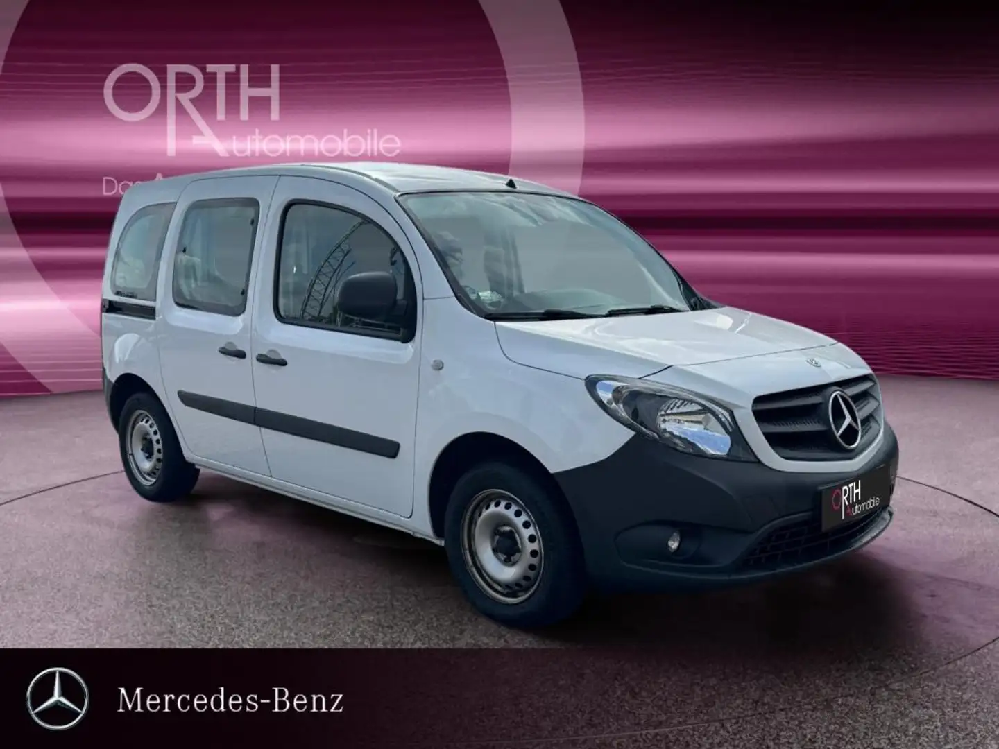 Mercedes-Benz Citan 111 CDI Tourer Lang 5 SIT KLIMA PKW-ZUL. Weiß - 2