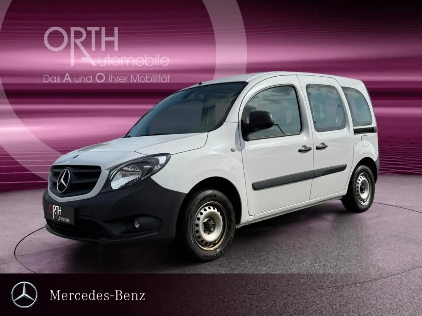 Mercedes-Benz Citan 111 CDI Tourer Lang 5 SIT KLIMA PKW-ZUL. Weiß - 1