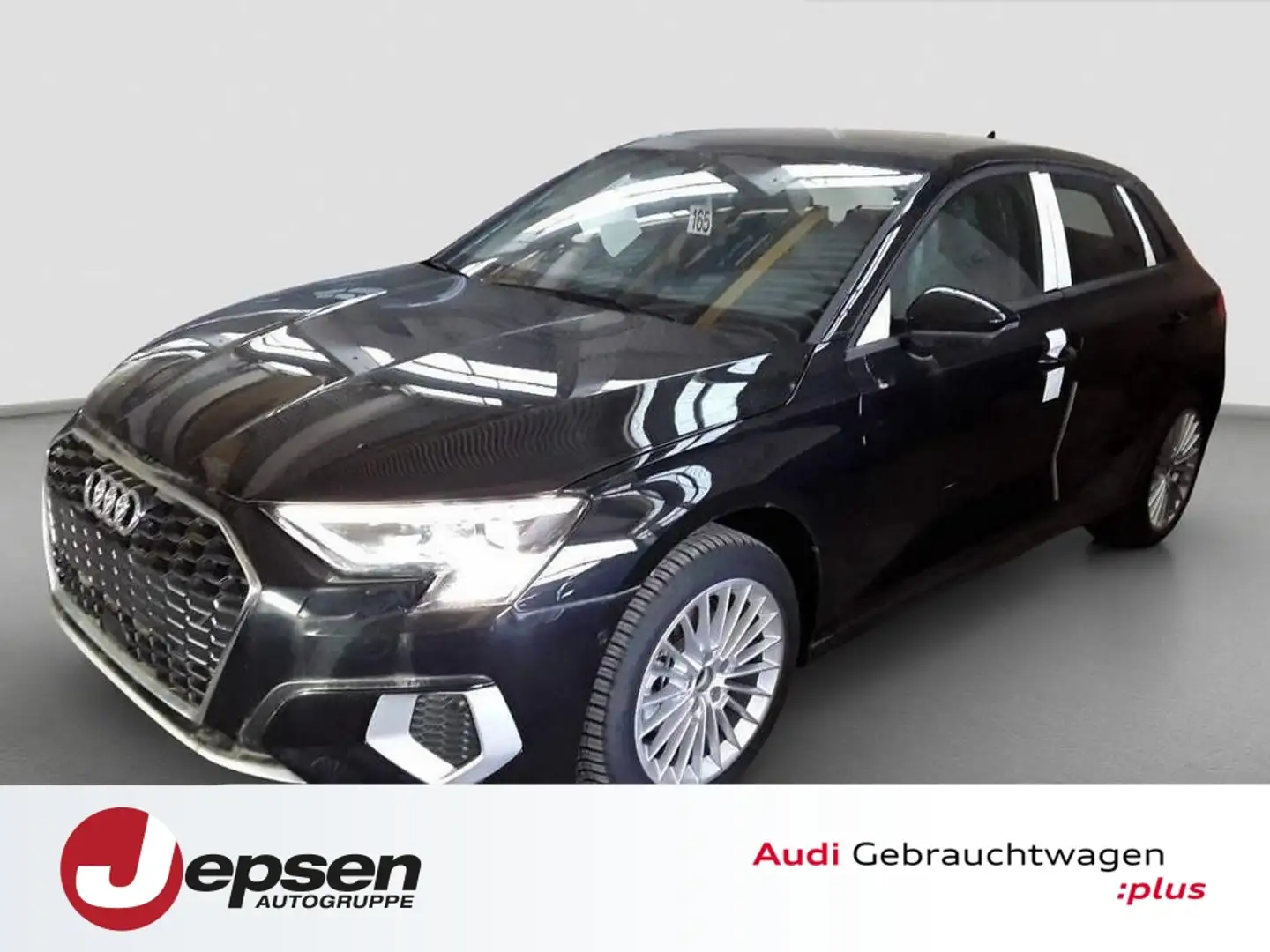 Audi A3 Sportback advanced 35 TFSI Matrix elHeck Navi Zwart - 1