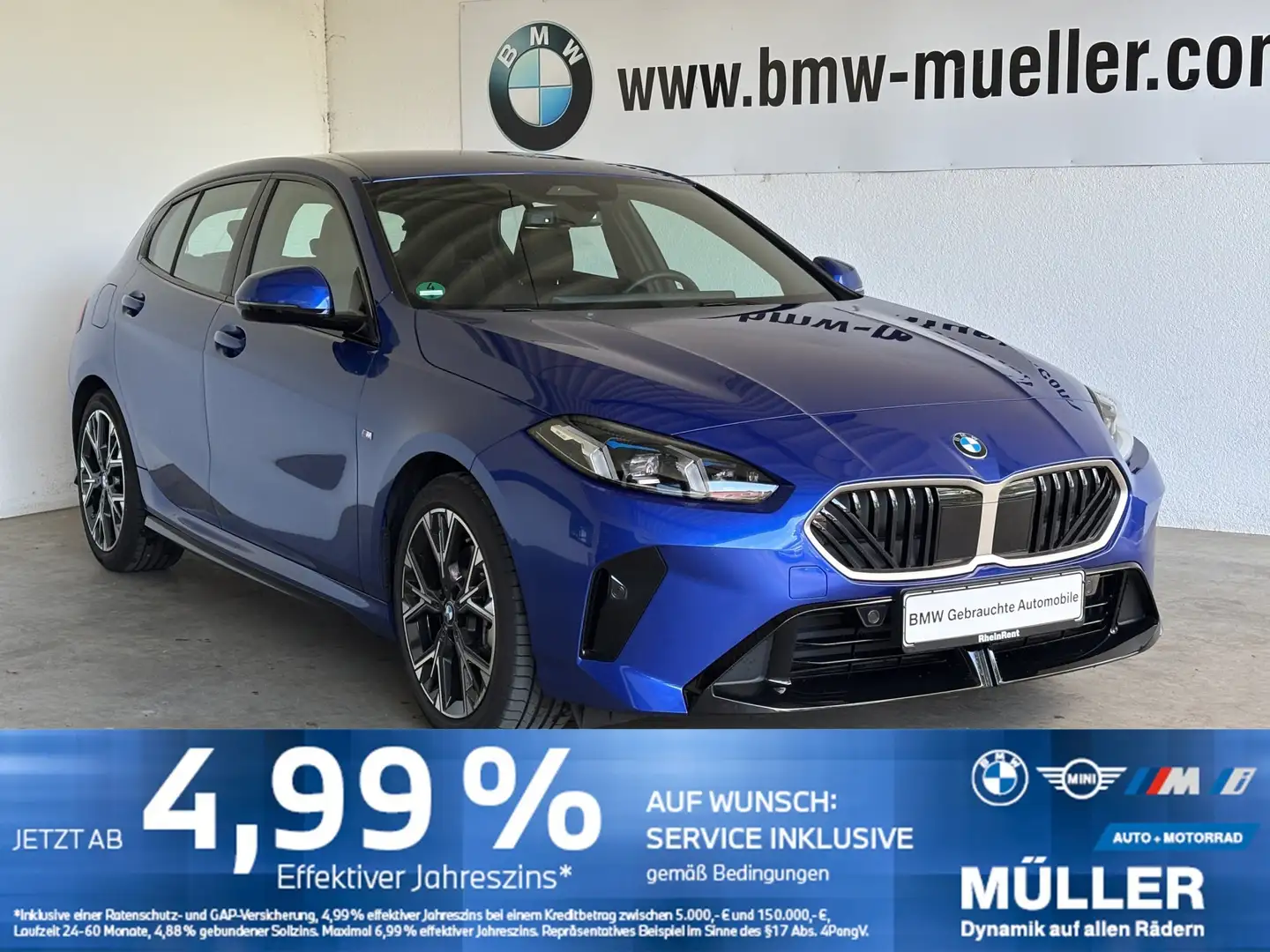 BMW 120 SAG M Sport AdapLED/KZUG/CAM/DAB/SH/M-Fwk Blau - 1