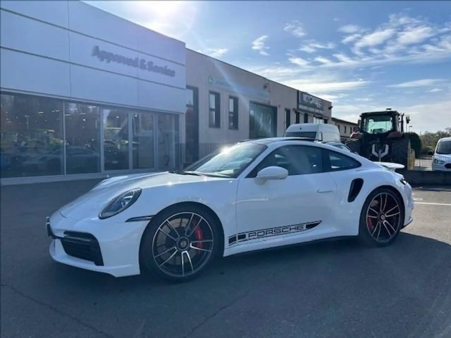 Porsche 911 Coupe 3.7 Turbo auto Weiß - 2