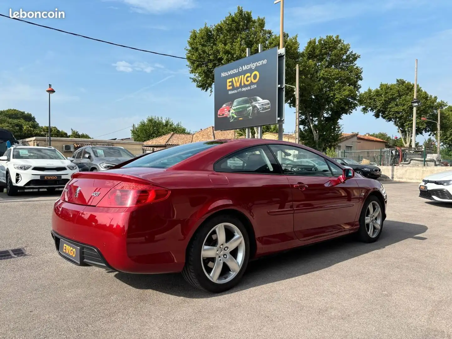 Peugeot 407 coupe 3.0 210 feline bva Rouge - 2