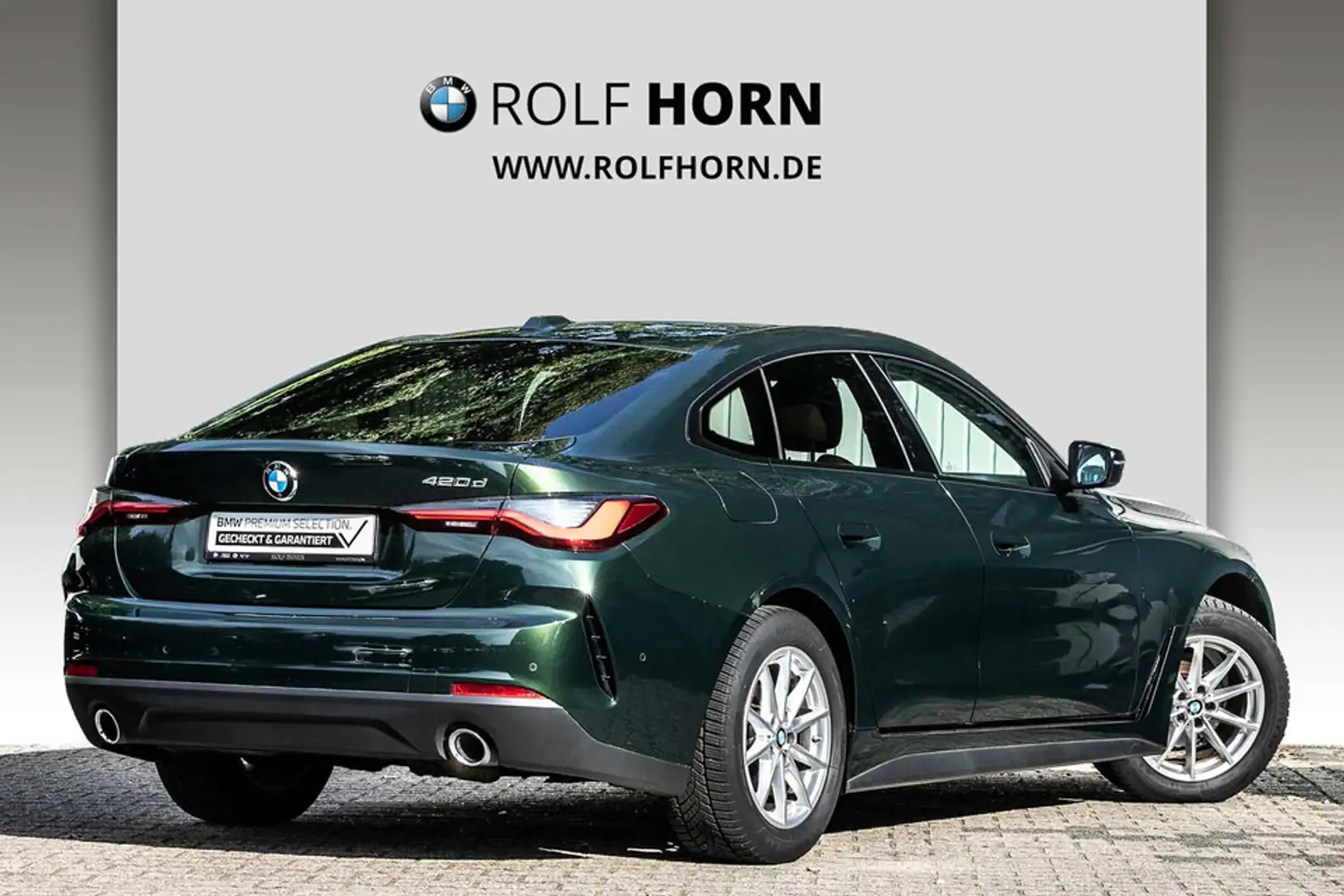 BMW 420 d Gran Coupe HiFi Navi LED RfKamera Sitzhzg. Grün - 2