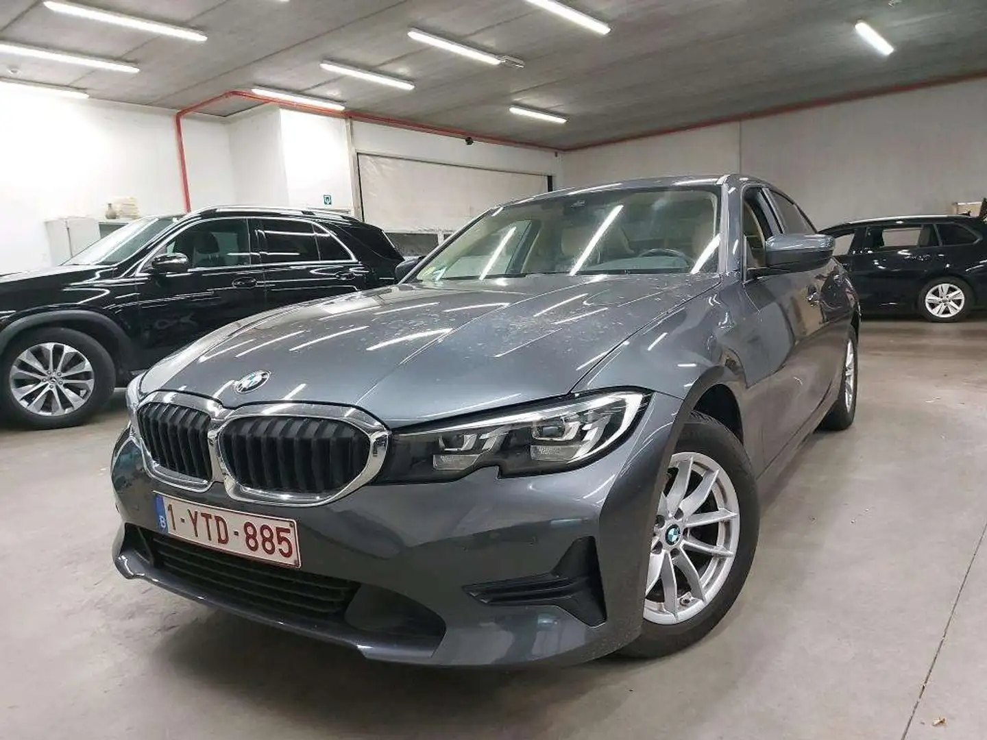 BMW 320 dA Berline 163 *FULL LED-NAVI-CUIR-CRUISE* Gris - 2