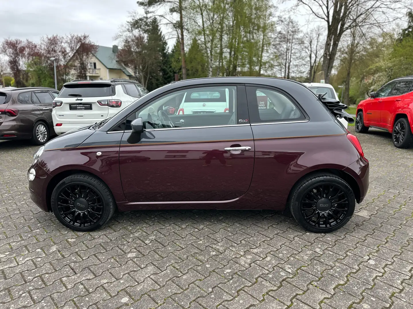 Fiat 500C 1.2 Collezione Navi/Pdc/Carplay Rouge - 2