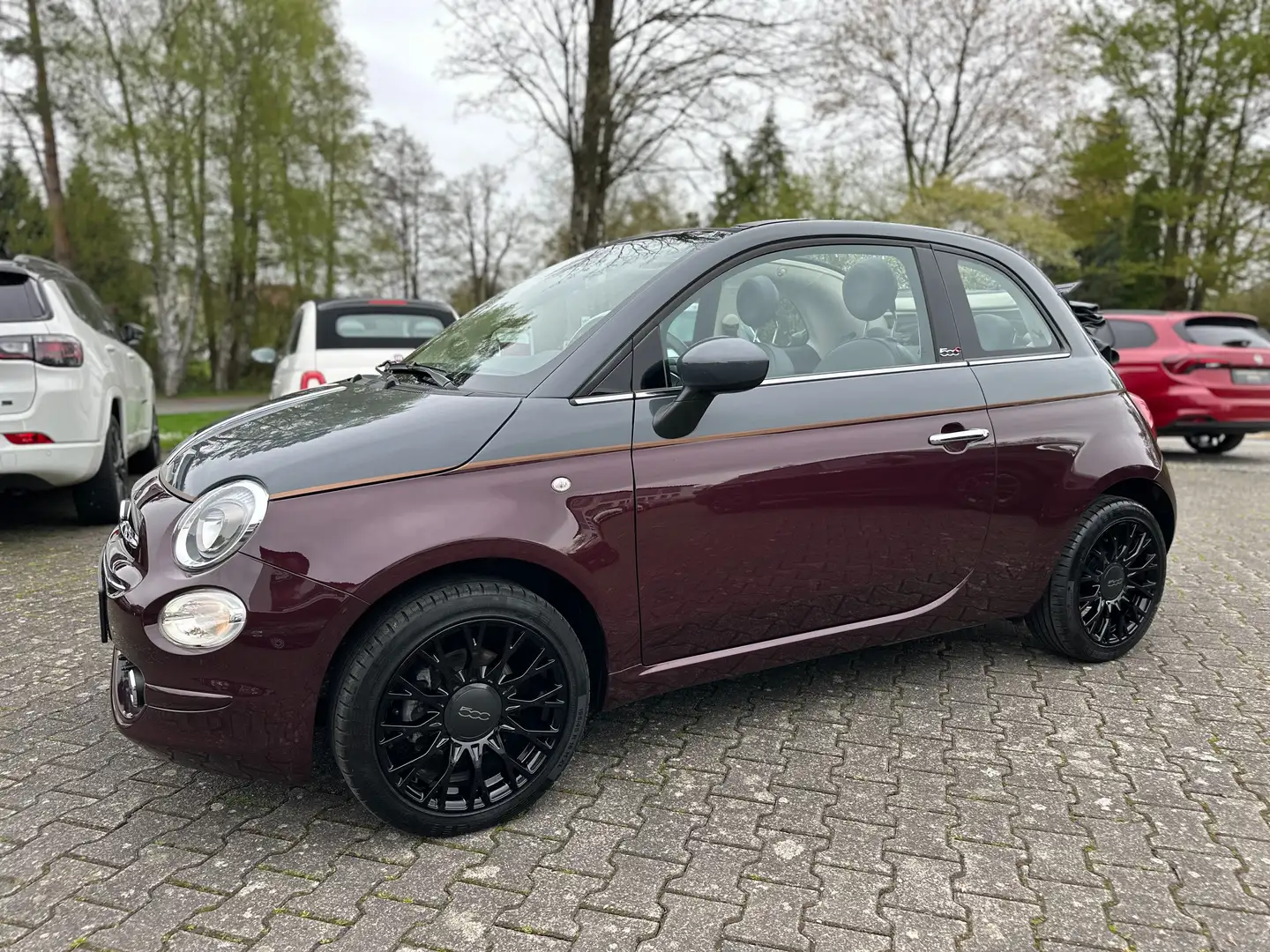 Fiat 500C 1.2 Collezione Navi/Pdc/Carplay Červená - 1