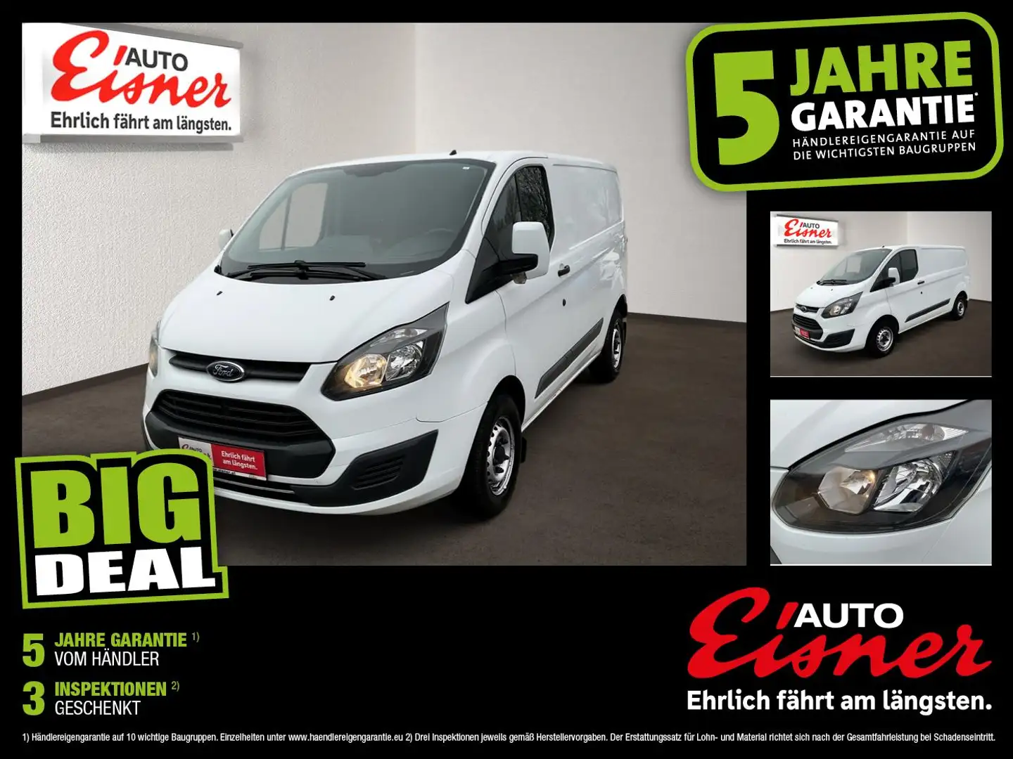 Ford Transit Custom KASTEN 2.0 TDCI Weiß - 1